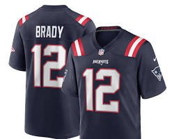 Image of Tom Brady New England Patriots jersey